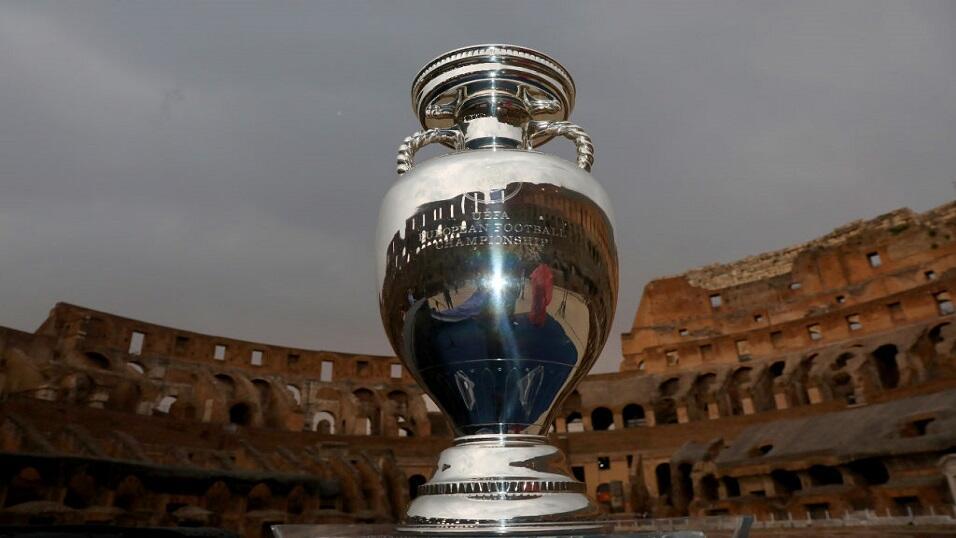 Euro 2020 trophy on display in Rome